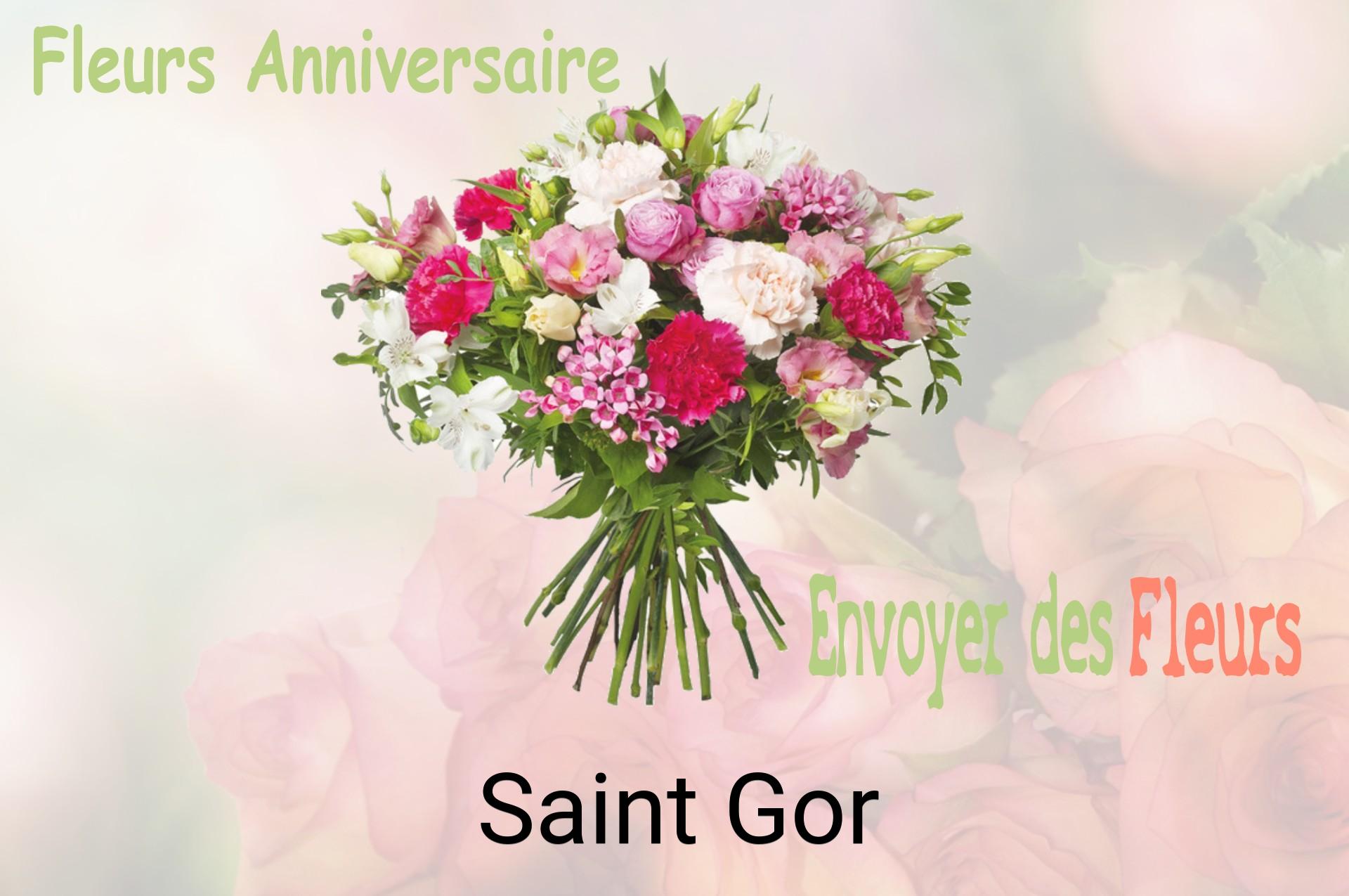 Bouquet de fleurs d’anniversaire livré à Saint-Gor
